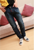 Calça Jeans Moda da Embelleshed Perna Reta