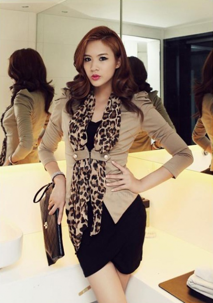 Blazer Elegante Leopardo