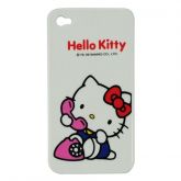Lindo Case da Hello Kitty Para iPhone 4G - Branco
