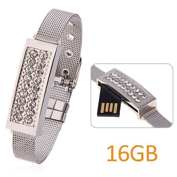 Pen Drive Pulseira Luxuosa 16gb