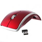 Mouse Wireless em Forma de Arco / Mini Receptor USB para PC