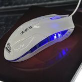 Mouse Óptico Para Gamer Profissional USB com Led Azul